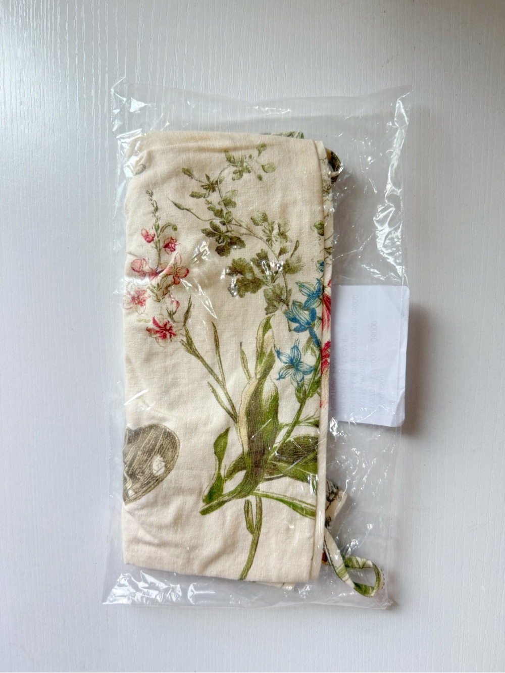 Urban Outfitters Kimchi Blue Chit Chat Side-Tie Cropped Cami Neutral Floral New - Picture 7 of 10